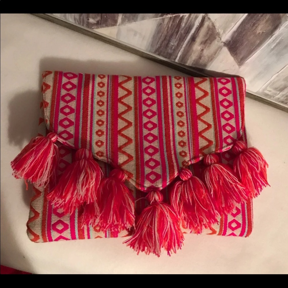 Mud pie purse envelope style clutch